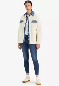 Джинсы скинни 711™ DOUBLE BUTTON Levi's, синий деним