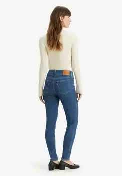 Джинсы скинни 711™ DOUBLE BUTTON Levi's, синий деним