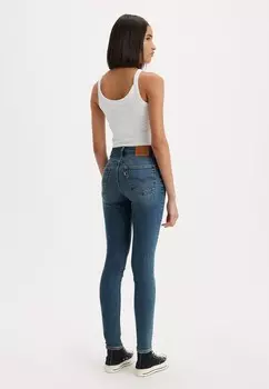Джинсы скинни 721™ HIGH RISE SKINNY Levi's, темно-синий деним