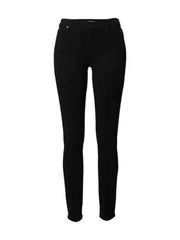 Джинсы скинни 7 For All Mankind, черный деним
