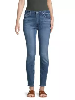 Джинсы Скинни 7 For All Mankind до щиколотки, голубой