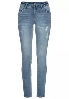 Джинсы скинни ARIZONA Skinny Jeans, синий