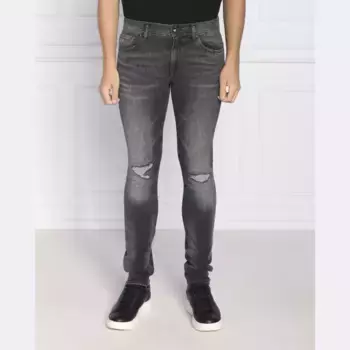 Джинсы скинни Armani Exchange, черный