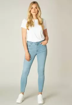 Джинсы скинни Base Level, светло-синий