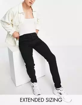 Джинсы скинни без выцветания ASOS DESIGN, чёрный