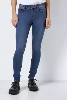 Джинсы-Скинни Billie со средней посадкой Noisy May, синий