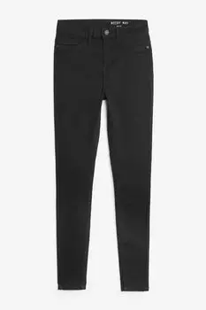 Джинсы скинни Callie с высокой талией NOISY MAY, черный
