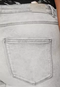 Джинсы скинни CARMILA ONLY Carmakoma, серый деним