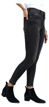 Джинсы скинни черного цвета RISEN