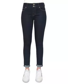 Джинсы скинни Crave Fame Juniors со средней посадкой и подвернутыми манжетами Almost Famous