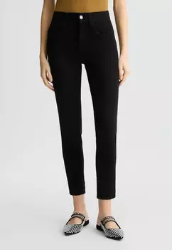 Джинсы скинни CROPPED LIU JO, черный
