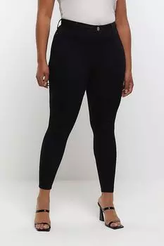 Джинсы скинни Curve с высокой посадкой River Island, черный