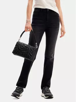 Джинсы скинни Desigual, черный