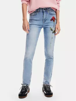 Джинсы скинни Desigual, синий