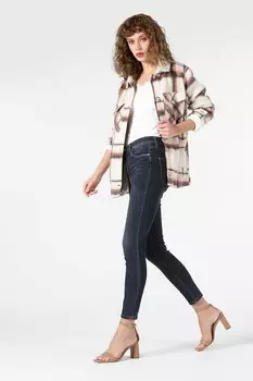 Джинсы-Скинни Diana с завышенной талией Colin'S, синий