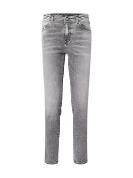 Джинсы скинни DIESEL Skinny Jeans 2015 BABHILA, серый деним