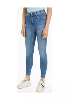 Джинсы скинни длиной до щиколотки для женщин Calvin Klein Jeans, цвет Denim Light