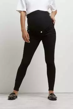 Джинсы скинни для беременных Molly с завышенной талией River Island, черный