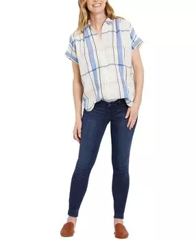 Джинсы скинни для беременных с боковыми вставками Motherhood Maternity, мульти