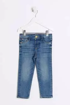 Джинсы скинни для девочек River Island, синий
