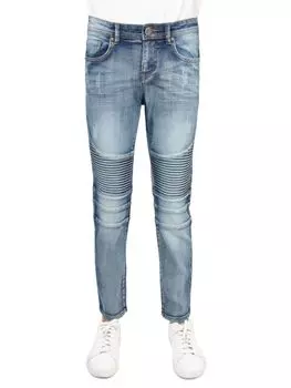 Джинсы скинни для мальчиков с эффектом потертости X Ray, цвет Light Blue