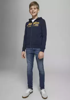 Джинсы скинни для подростков Jack & Jones "JJILIAM JJORIGINAL AM 871 NOOS JNR" Jack & Jones Junior, синий