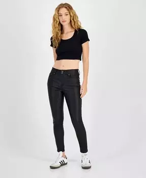 Джинсы скинни для подростков с покрытием Madden Girl, черный