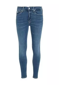 Джинсы скинни для женщин Calvin Klein Jeans, темно-синий