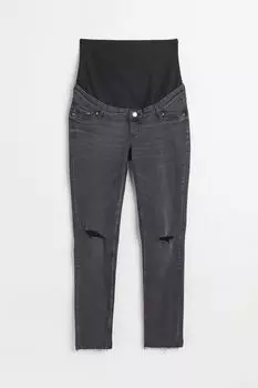 Джинсы скинни до щиколотки MAMA H&amp;M, темно-серый