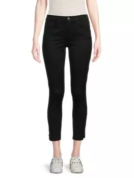Джинсы скинни до щиколотки с высокой посадкой и молнией Etienne Marcel, черный