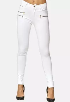 Джинсы скинни Elara, белый