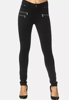 Джинсы скинни Elara, черный