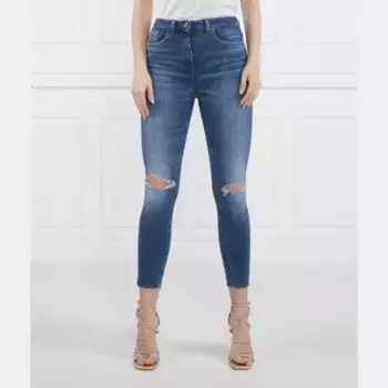 Джинсы скинни Elisabetta Franchi, синий
