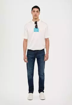 Джинсы скинни Emporio Armani, синие джинсы