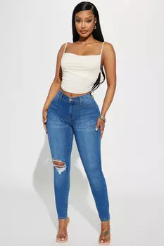 Джинсы скинни Fashion Nova FN24363H18, синий