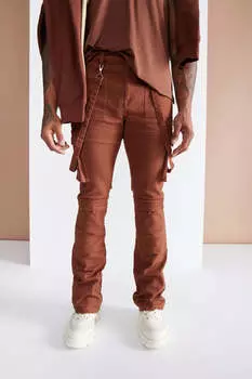 Джинсы скинни Fashion Nova FNMH1289, шоколад