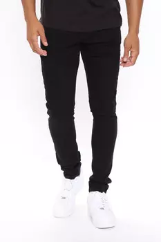 Джинсы скинни Fashion Nova FNMM336, черный