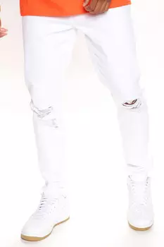 Джинсы скинни Fashion Nova MPDS1, белый