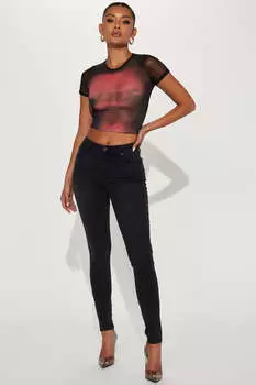 Джинсы скинни Fashion Nova YJDM15MROPTION1T, черный