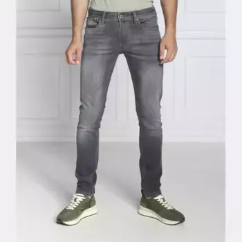 Джинсы скинни Finsbury низкая талия Pepe Jeans London, серый