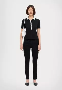 Джинсы скинни FLEXI NINA HIGH RISE rag & bone, черный