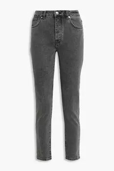 Джинсы скинни Gallaw со средней посадкой IRO, антрацит