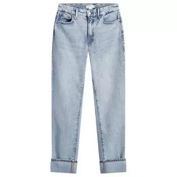 Джинсы скинни Good American Good Classic Cuffed Jeans, цвет Indigo