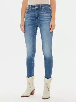 Джинсы скинни Guess, синий