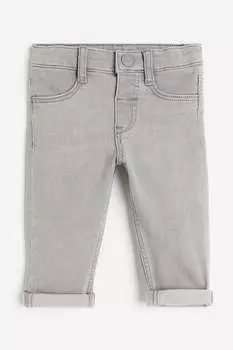 Джинсы скинни H&M, серый