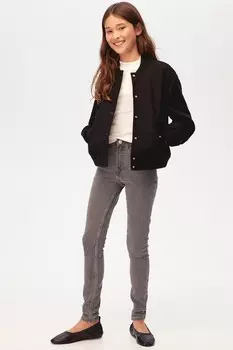 Джинсы скинни H&M, серый
