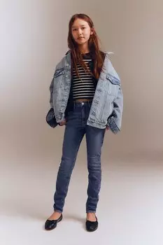 Джинсы скинни H&M, синий