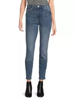 Джинсы скинни Hallee с высокой посадкой True Religion, цвет Medium Blue