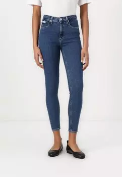 Джинсы скинни HIGH RISE SUPER SKINNY ANKLE Calvin Klein Jeans, деним