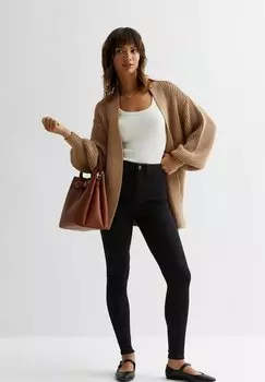 Джинсы скинни High Waist Disco Super New Look, черный